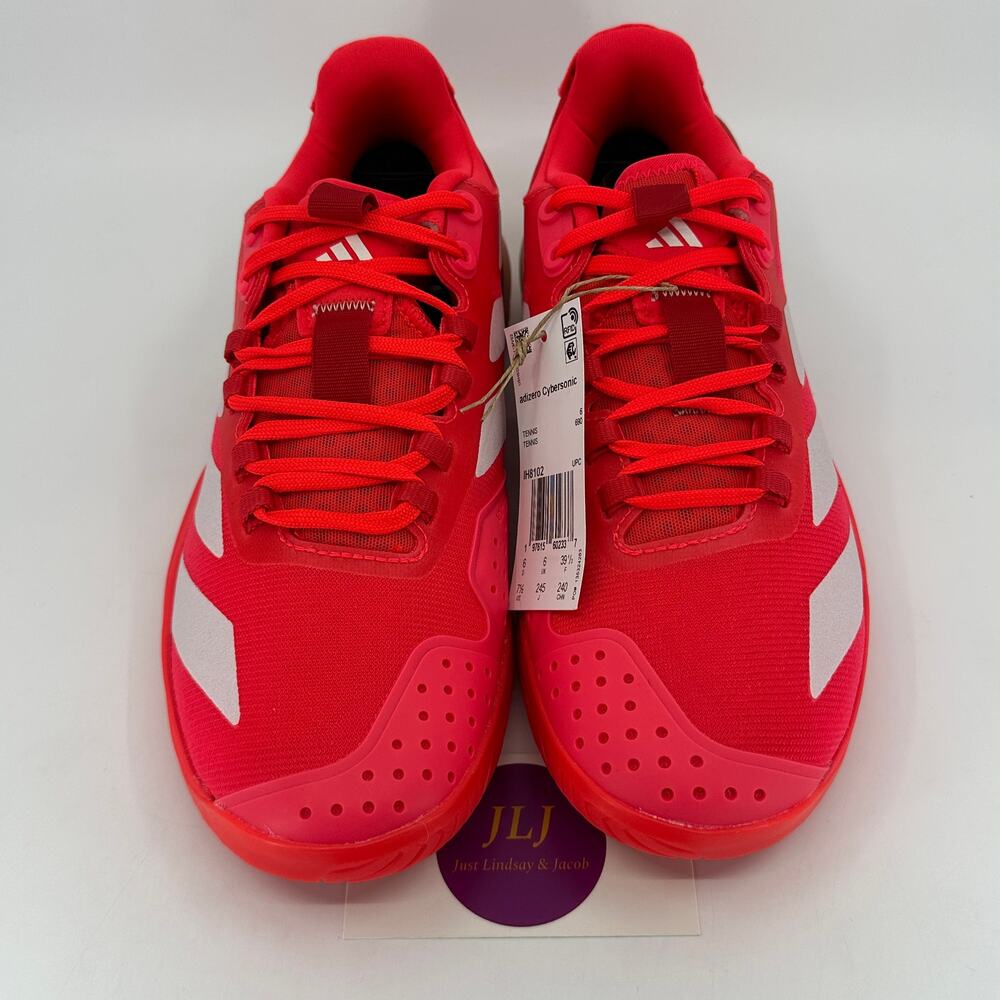 Adidas Women's Adizero Cybersonic Tennis Shoes 'Lucid Red' IH8102 Size 7.5 - Picture 3 of 11